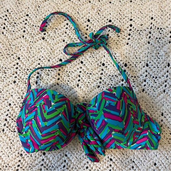 aerie Other - Aerie Swim Ikat Pattern Underwire Bikini Swimsuit Top (34B)